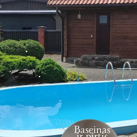 Upes Apartamentai II Su Kiemeliu Ir Baseinu Anykščiai Esterno foto
